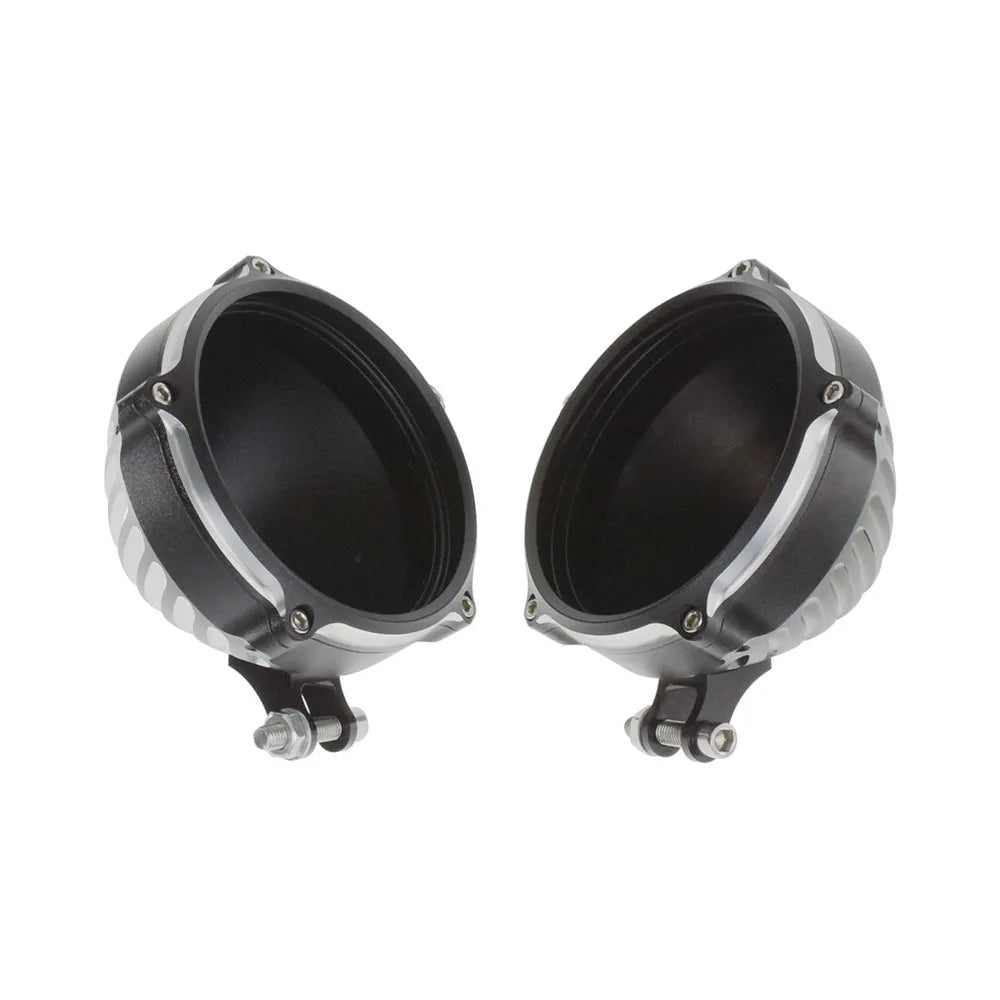 Coque de phare 5,75 pouces alu CNC pour Harley Softail - vue 3