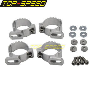 Colliers de fixation de fourche pour support de pare-brise de moto - vue 3