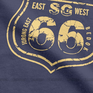 T-shirt Homme Route 66 Mother Road 100% Coton Grande Taille - vue 3