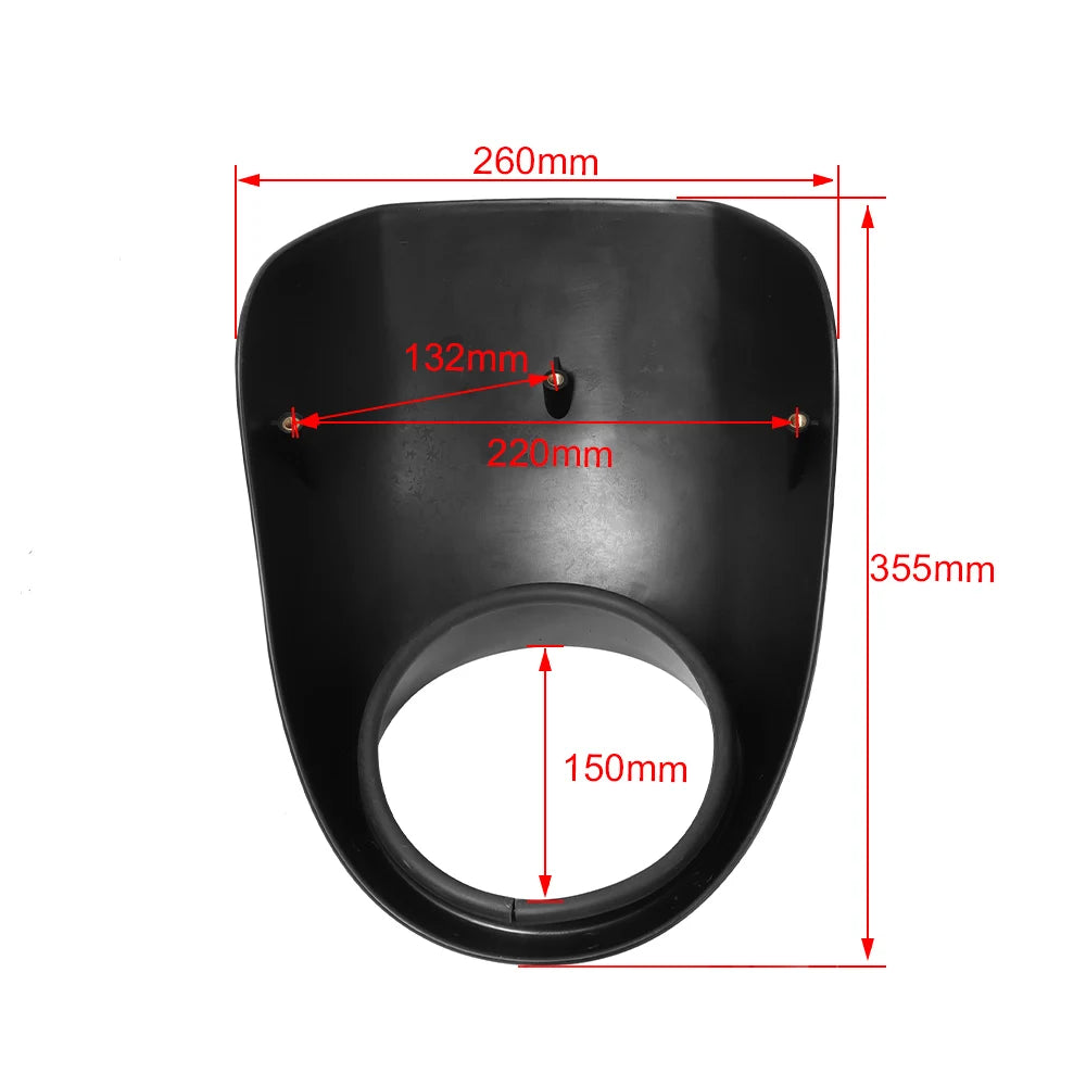 Carénage de phare grille pour Harley Sportster/Dyna - vue 3