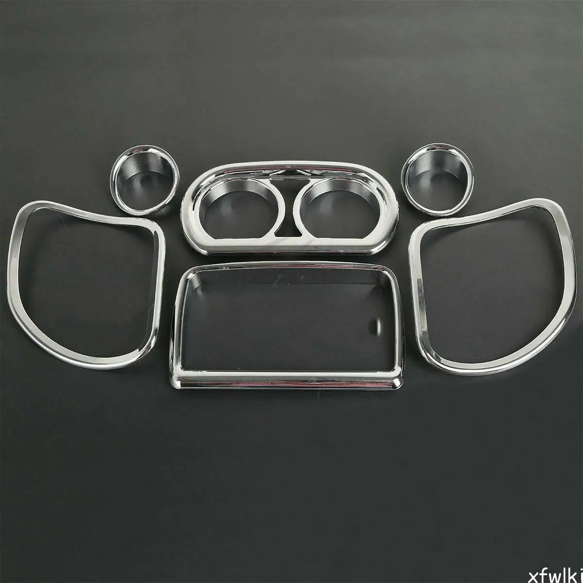 Garnitures chromées de carénage pour Harley Road Glide - vue 1