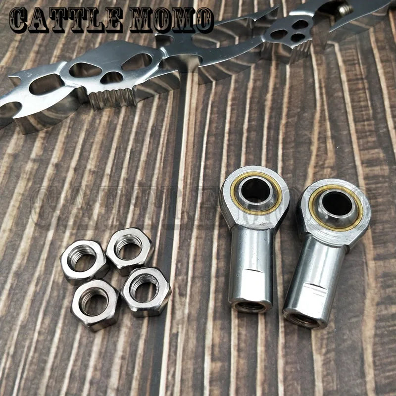 Tringle de sélecteur en aluminium noir/chrome pour Harley Softail, Road King et Electra Glide – photo 3/3