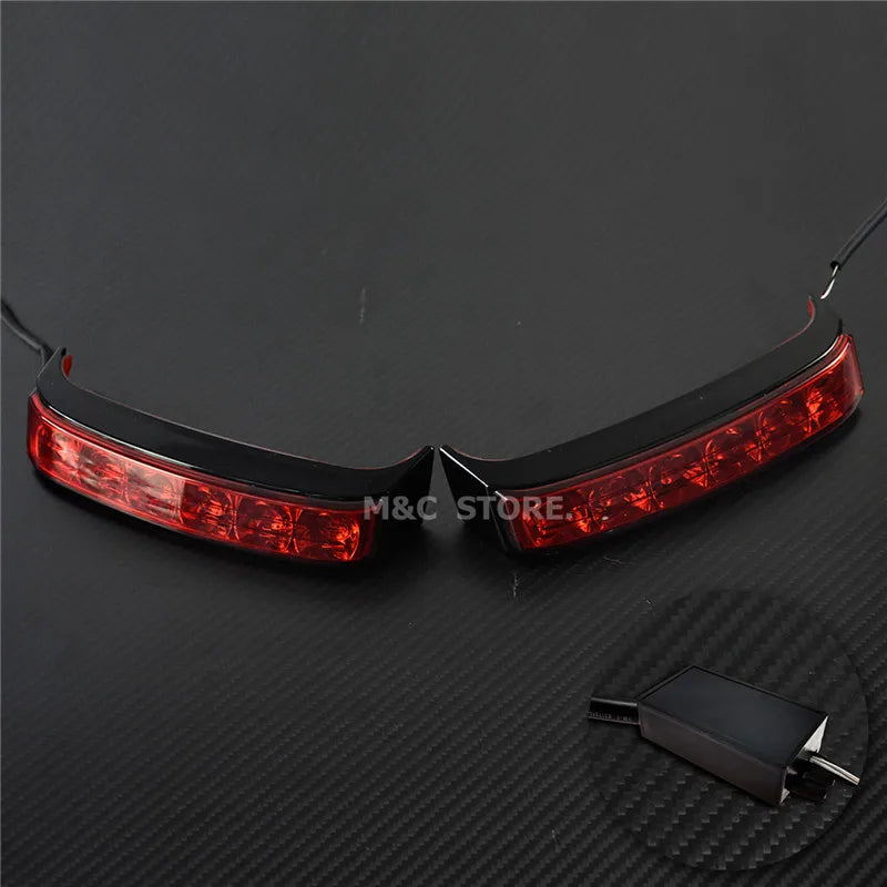 Feu arrière LED de sacoche, clignotant, veilleuse et stop, pour Harley Touring 2014-2024 - vue 9