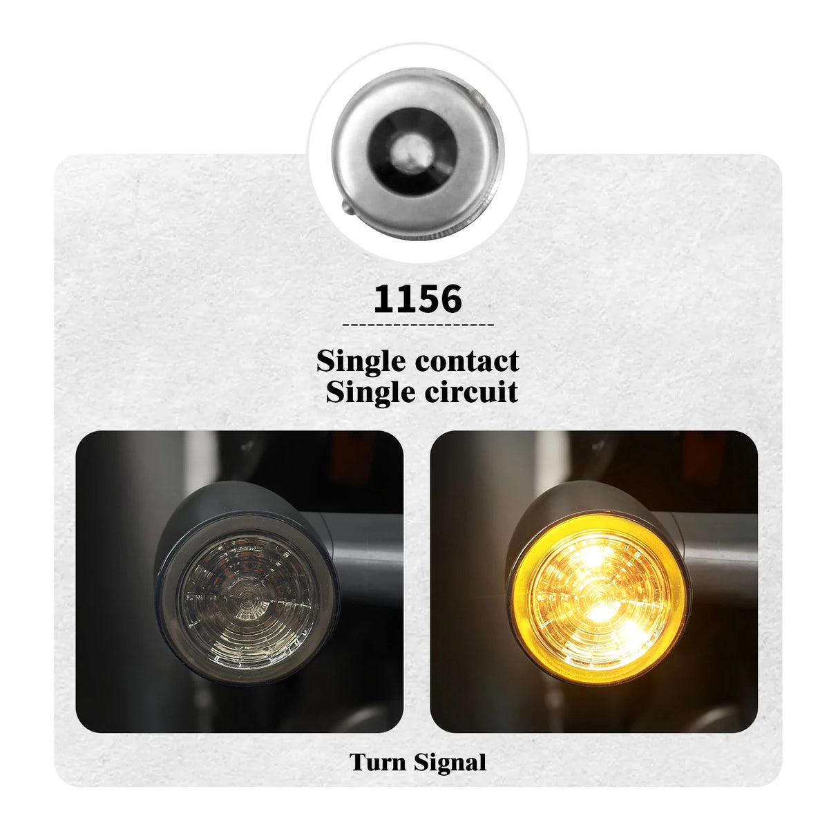Clignotants arrière LED format bullet 1156 pour Harley-Davidson Touring, Softail, Dyna, Sportster, CVO – photo 3/6