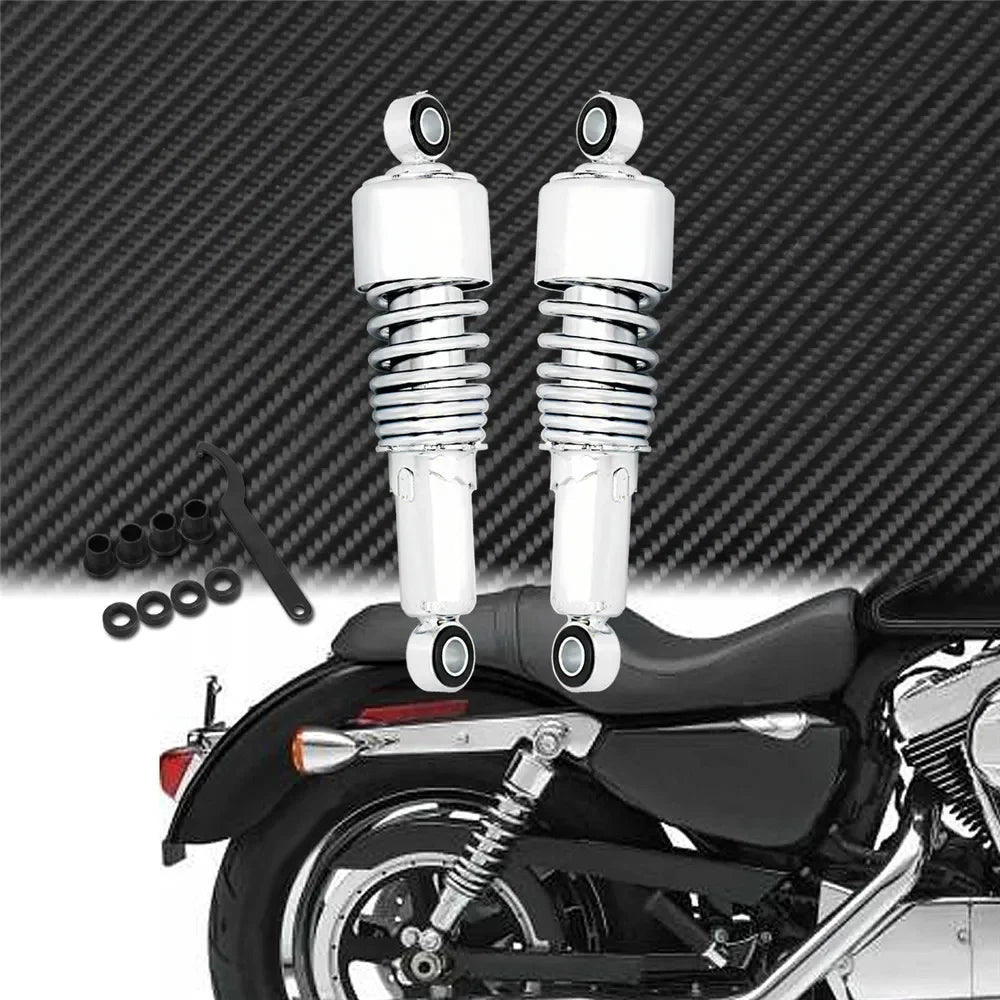 Paire d'Amortisseurs Arrière Réglables 267mm - Harley Sportster XL883/1200, Touring, Dyna, Road King, Electra Glide – photo 6/8