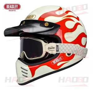 Casque moto intégral rétro - vue produit - vue 21