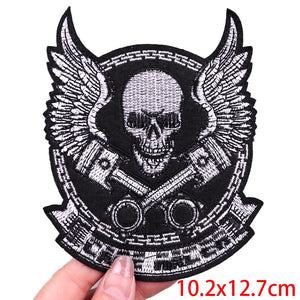 Écusson brodé biker thermocollant - vue 7