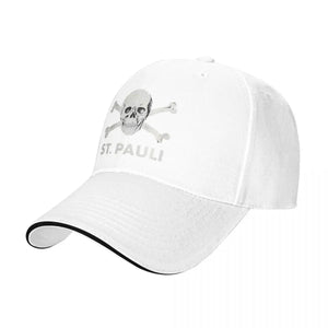 Casquette baseball noire motif tête de mort - vue de face - vue 12