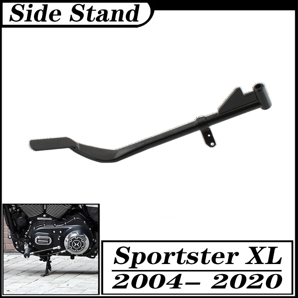 Béquille Latérale Noire (Jiffy Stand) - Harley-Davidson Sportster XL 2004-2020 – photo 1/6