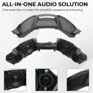 Kit audio de carénage intérieur pour moto Harley Lowrider ST - vue 3