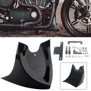 Spoiler bas avant noir en ABS pour Harley-Davidson Touring - vue 4