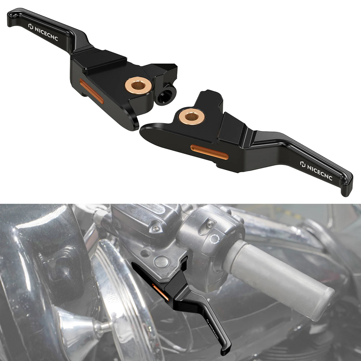 Leviers et poignées aluminium pour Harley Touring 2017-2020 - vue 21