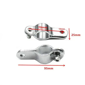 Feu additionnel LED chromé pour Harley - vue 2