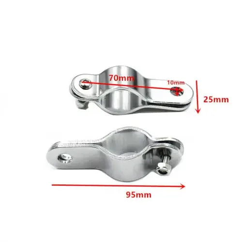 Feu additionnel LED chromé pour Harley - vue 2