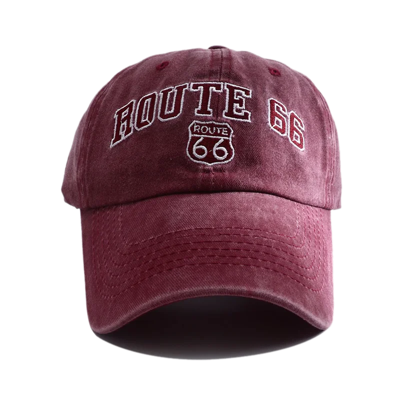 Casquette snapback brodée Route 66 - vue - vue 2