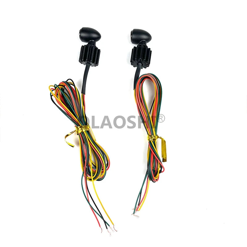 Petit clignotant LED noir format compact pour moto et dirt bike - vue 7