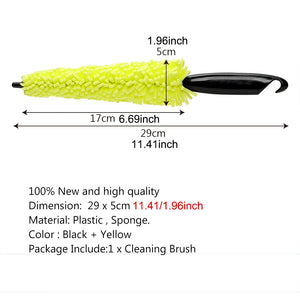 Brosse éponge de nettoyage de jantes pour Harley - vue 5