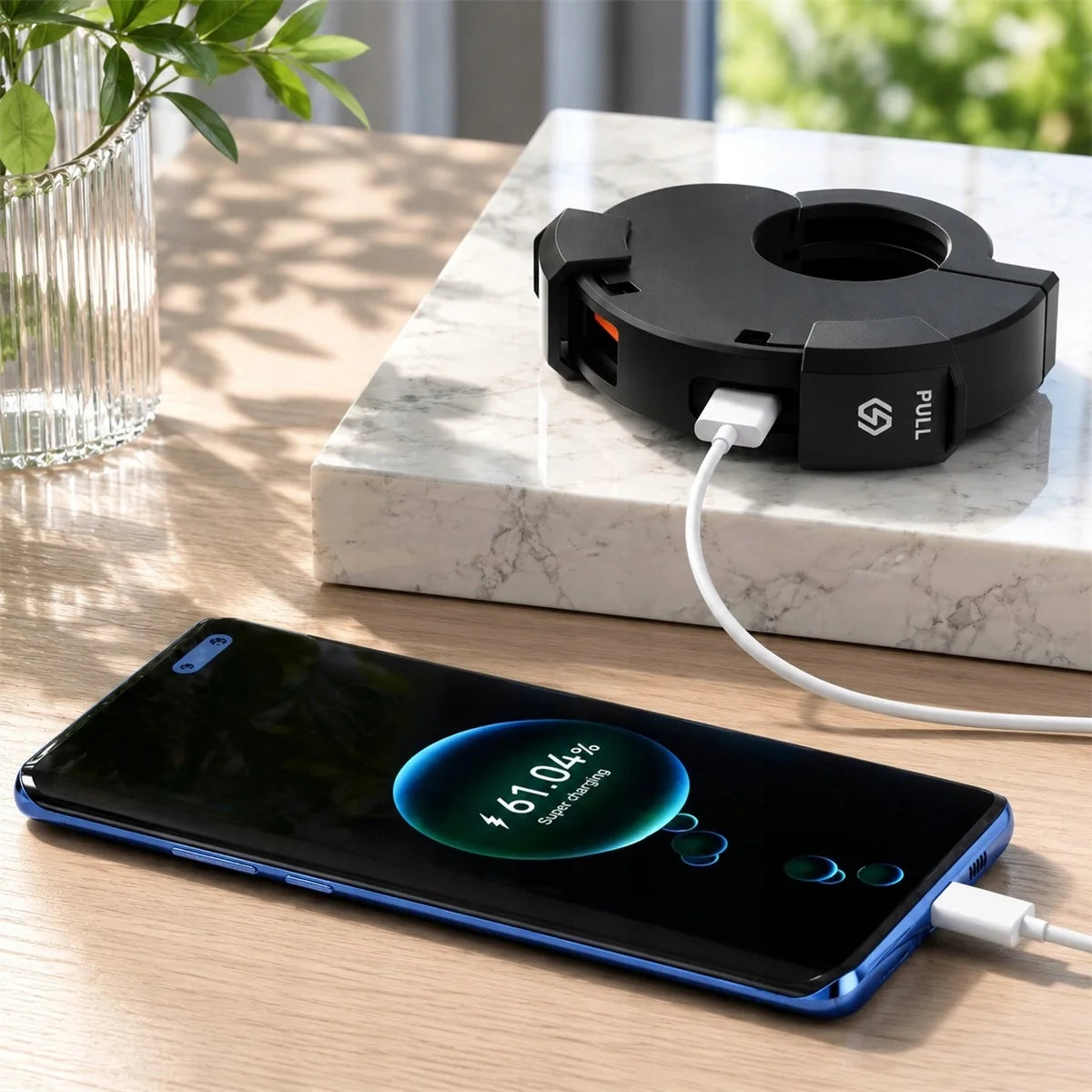 Chargeur moto USB-C QC3.0 PD 30W pour guidon, double port étanche 12V-24V - vue 3