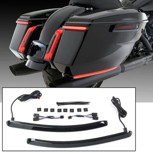 Feux LED de sacoches, clignotant et stop, pour Harley Touring CVO Road Glide Street Glide 2023-2026 - vue 1