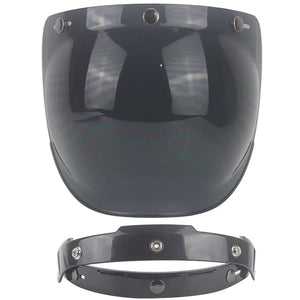 Écran solaire bulle rétro pour casque moto - vue - vue 12