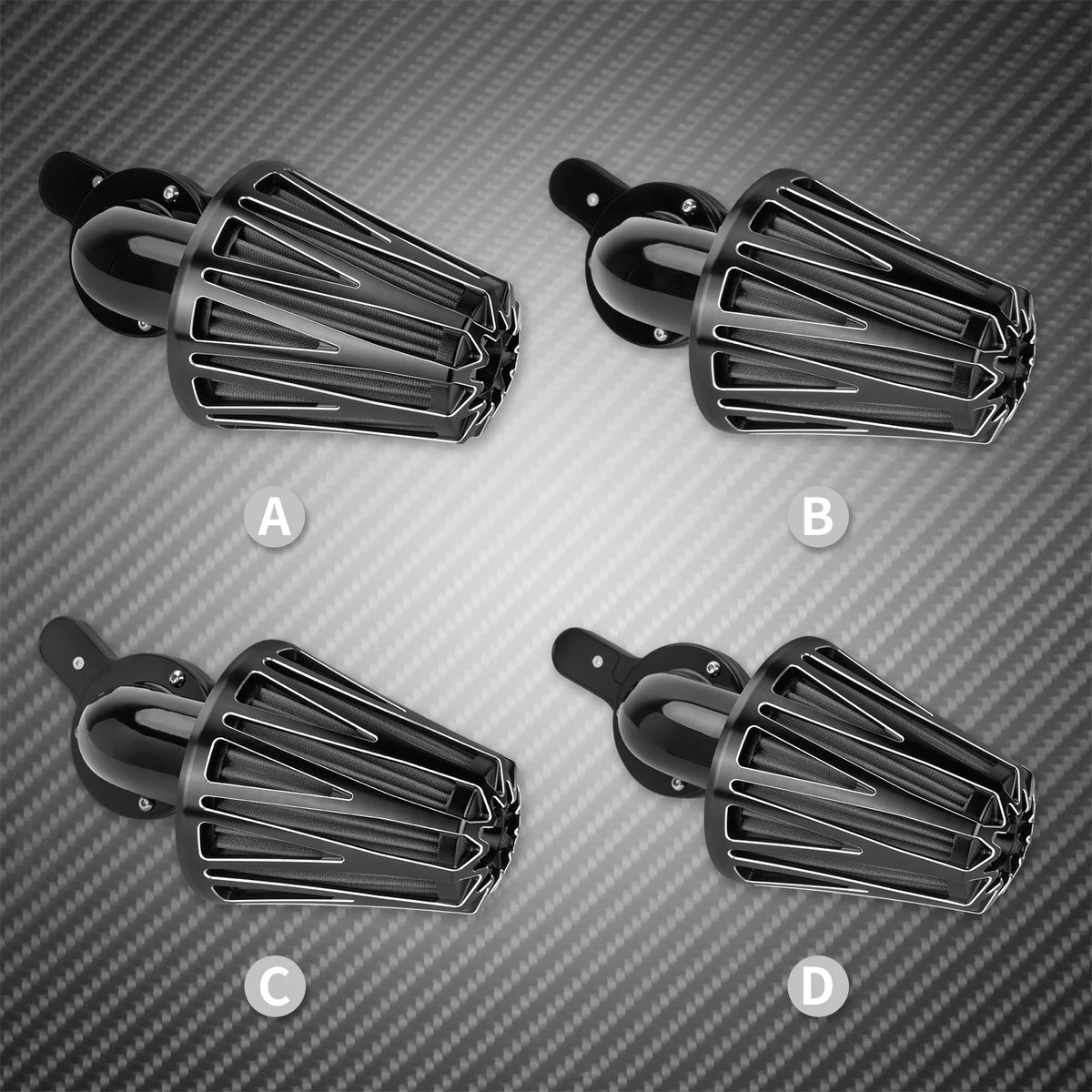 Filtre à Air CNC Haute Performance - Harley-Davidson Touring, Softail, Sportster, Dyna – photo 2/14