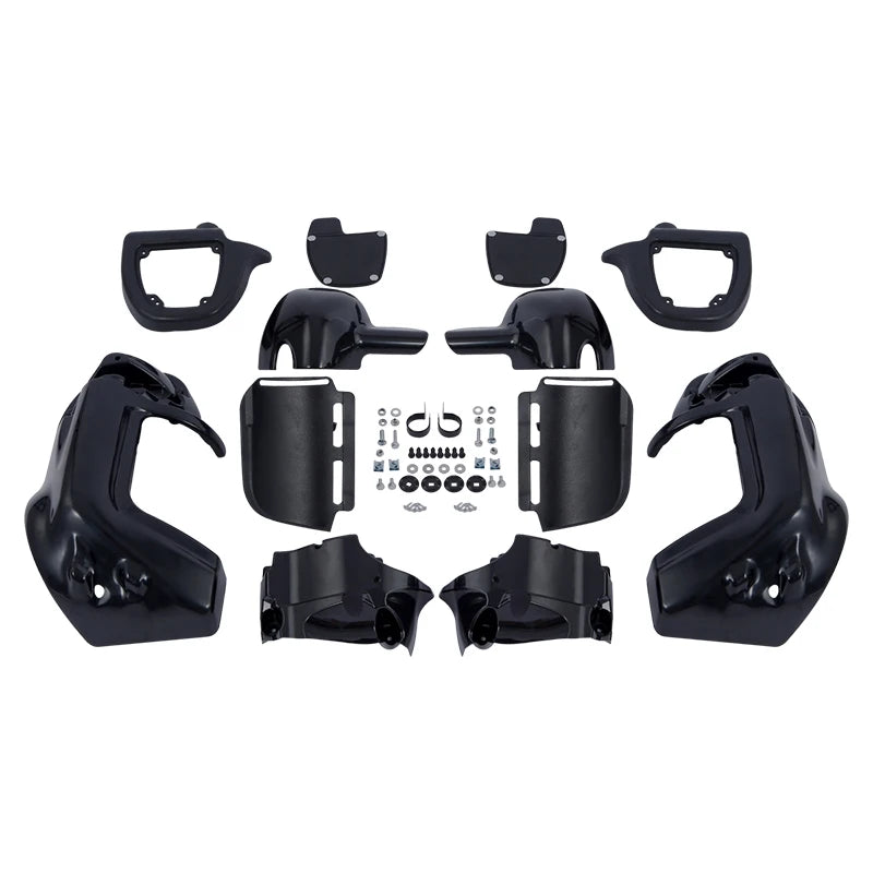 Carénages bas ventilés avec vide-poches pour support moteur Harley Touring 1983-2013 - vue 10