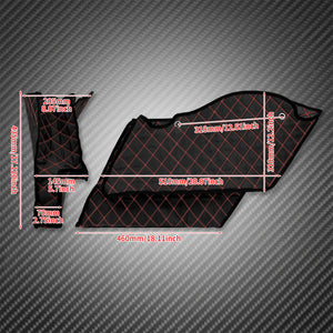 Doublures de Sacoches Étirées pour Harley Touring Electra Street Glide Road King 2014-2023 - vue 6