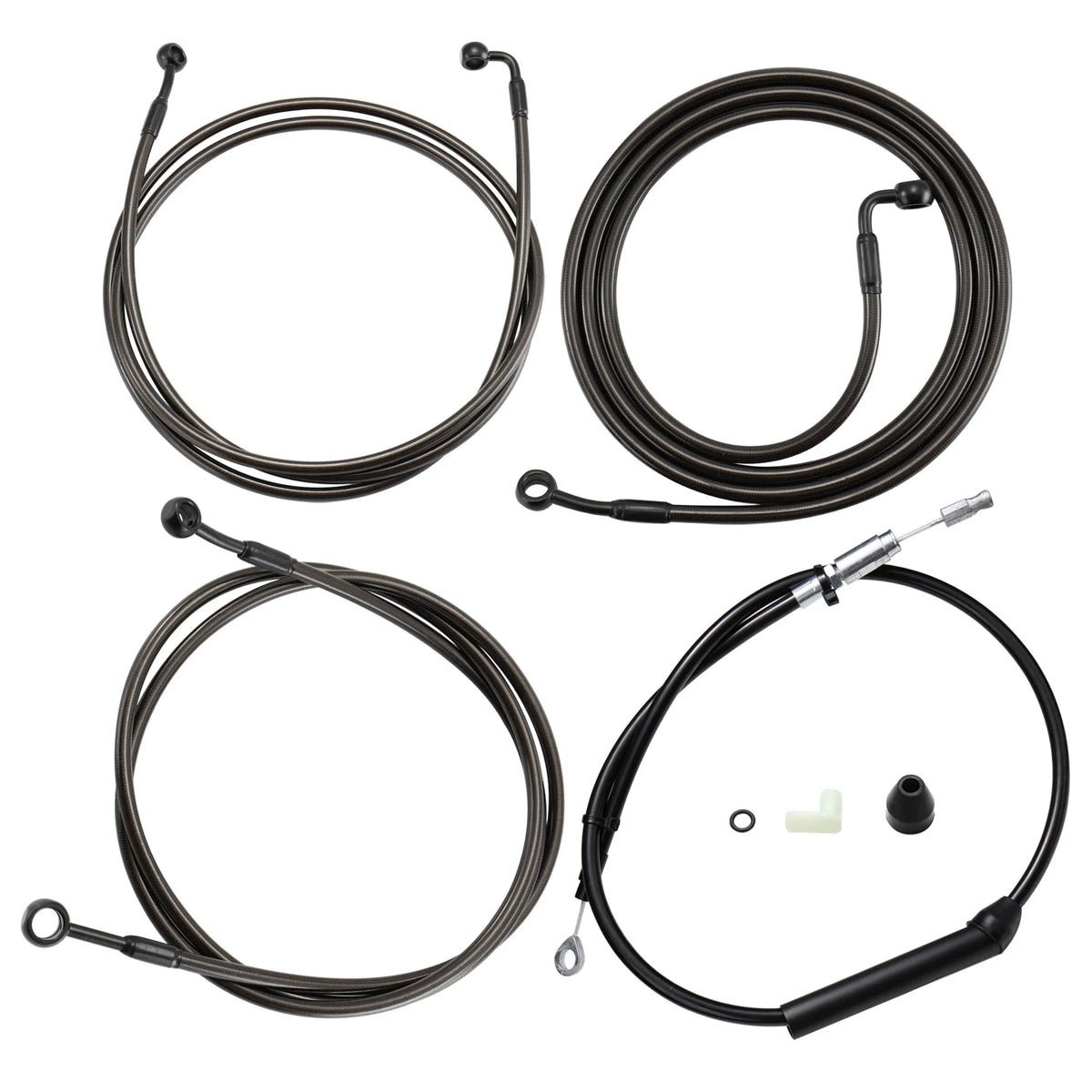 Kit Câble d'Embrayage et Durites de Frein Hydrauliques - Harley-Davidson Touring ABS 2021-2023 – photo 1/12