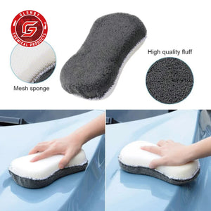 Kit de 9 Accessoires de Nettoyage Auto/Moto (Gants, Lingettes, Éponges, Brosses) – photo 4/7