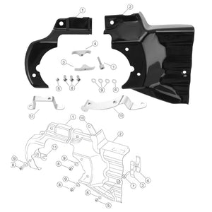 Cache d'interface moteur boîte ABS pour Harley Softail - vue 3