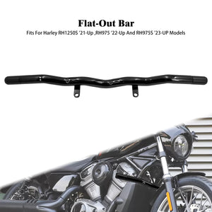 Barre de protection moteur noir brillant pour Harley-Davidson Sportster S - vue 1