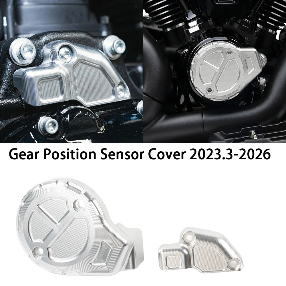 Cache de Capteur de Position de Vitesse (Gear Position Sensor Cover) Aluminium - Harley-Davidson Touring CVO 2023.5-2026 & Softail 2025 – photo 1/9