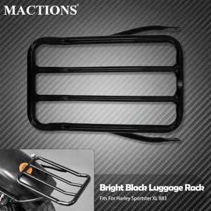 Porte-Bagages Chopped Fender Noir - Harley-Davidson Sportster Iron 883, Forty-Eight, Seventy-Two, Nightster – photo 1/7