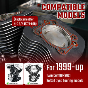 Kit Joints de Culasse Twin Cam 88/96ci - Harley-Davidson Softail, Dyna, Touring 1999 et plus – photo 2/6