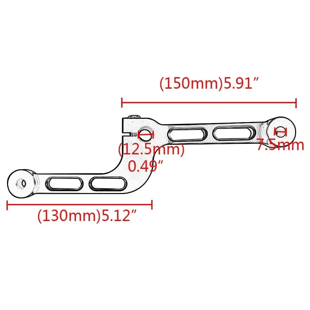 Sélecteur pointe-talon pour Harley Sportster - vue 5