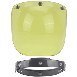 Écran solaire bulle rétro pour casque moto - vue - vue 13