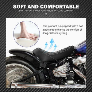 Selle Solo Diamant Profil Bas - Harley-Davidson Softail Breakout, Fat Boy (FXBRS/FLSTF) 2018-2025 – photo 4/8