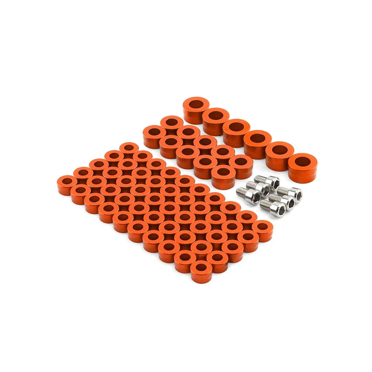 Kit de 66 caches de vis en aluminium pour Harley - vue 3