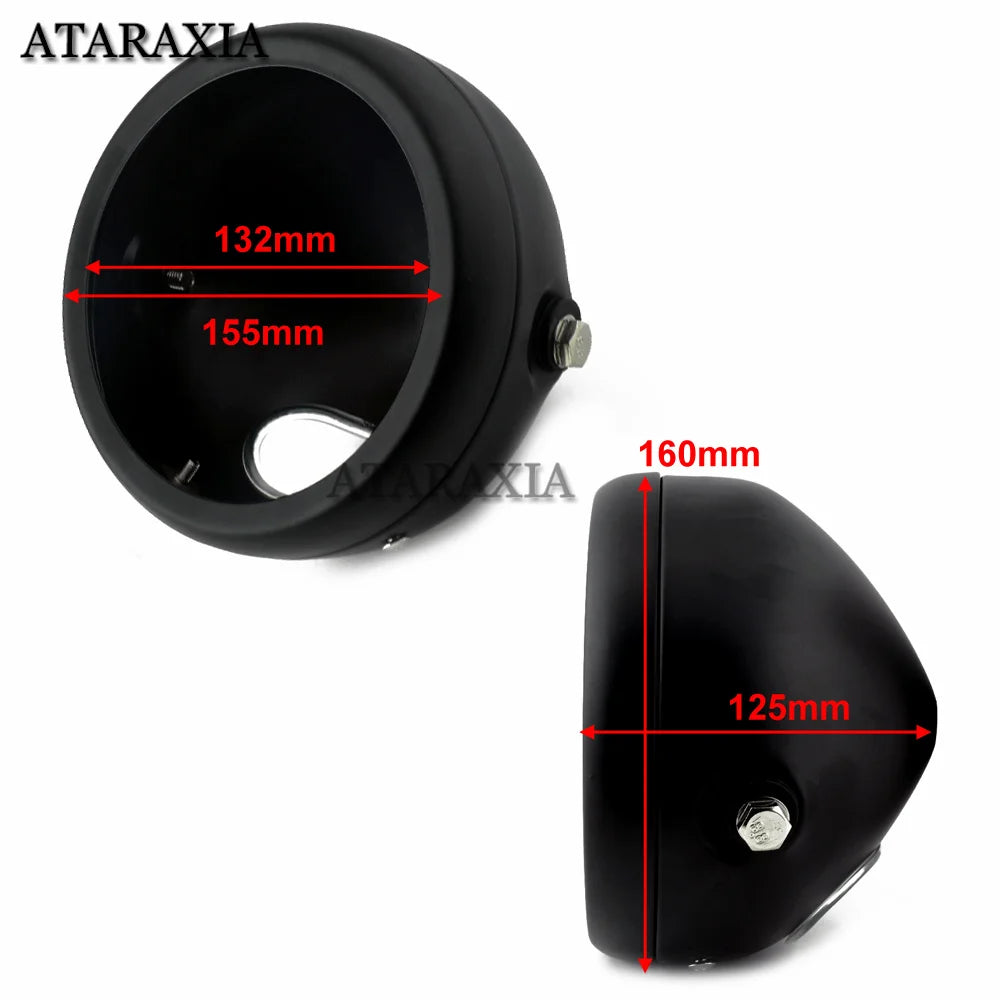 Coque de phare 5,75 pouces pour Harley Dyna Sportster - vue 5