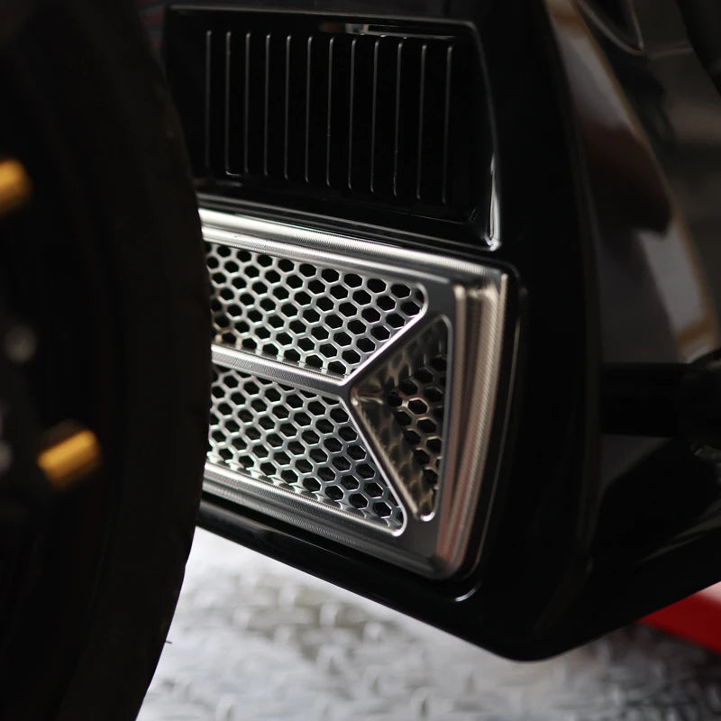 Grille de Protection Radiateur/Refroidisseur d'Huile CNC Aluminium Anodisée - Harley-Davidson Touring 117/121 CVO, 121ST, Road Glide, Street Glide 2023.5 et + – photo 2/14