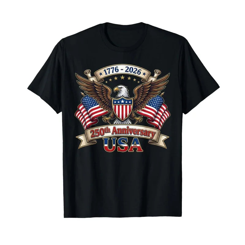 T-shirt Homme Aigle Drapeau USA 250 Ans - vue 5