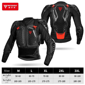 Blouson moto avec protections intégrales - vue - vue 8