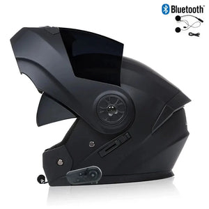 Casque moto modulable noir avec double écran - vue 6