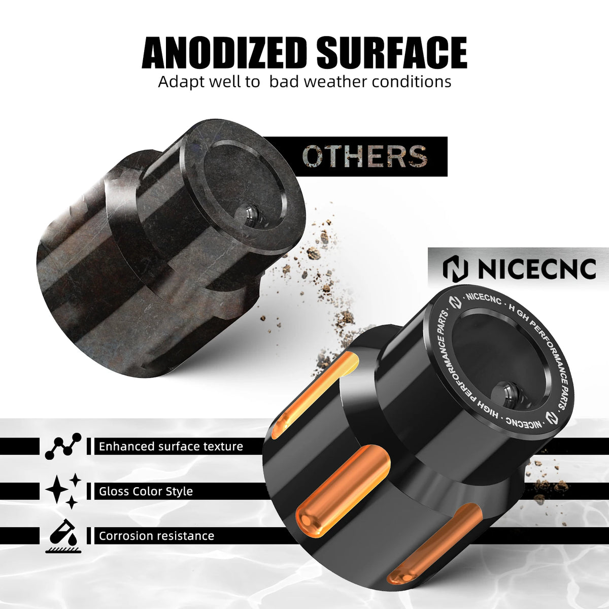Support Rétroviseur pour Guidon 22/25mm - Filetage 8/10mm - Universel Harley-Davidson – photo 2/9