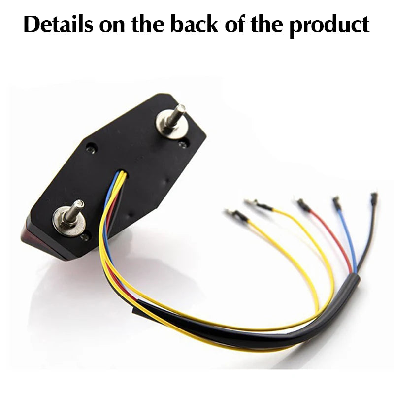 Feu arrière LED avec clignotants pour Harley custom - vue 3