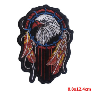 Écusson brodé biker/punk thermocollant - vue 34
