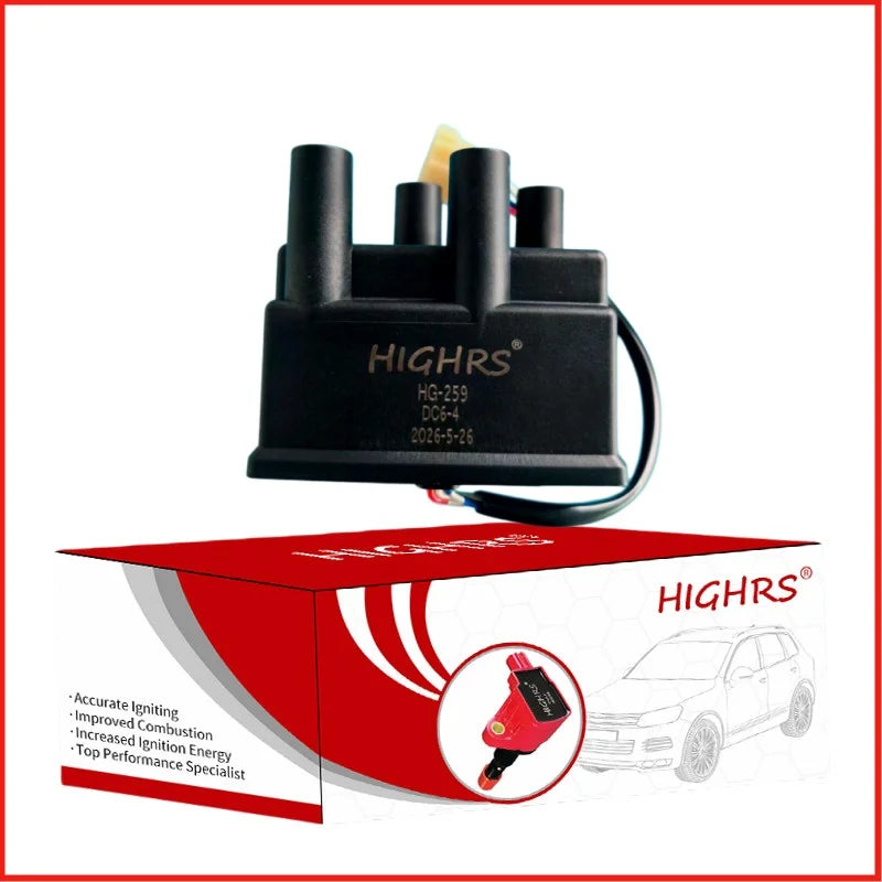 Bobine d'allumage 4 sorties 3 ohms pour Harley double bougie - vue 5