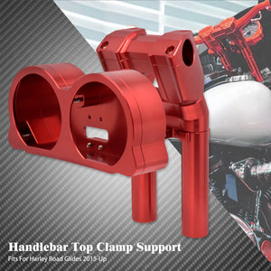 Risers avec support de compteurs pour Harley Road Glide - vue 7