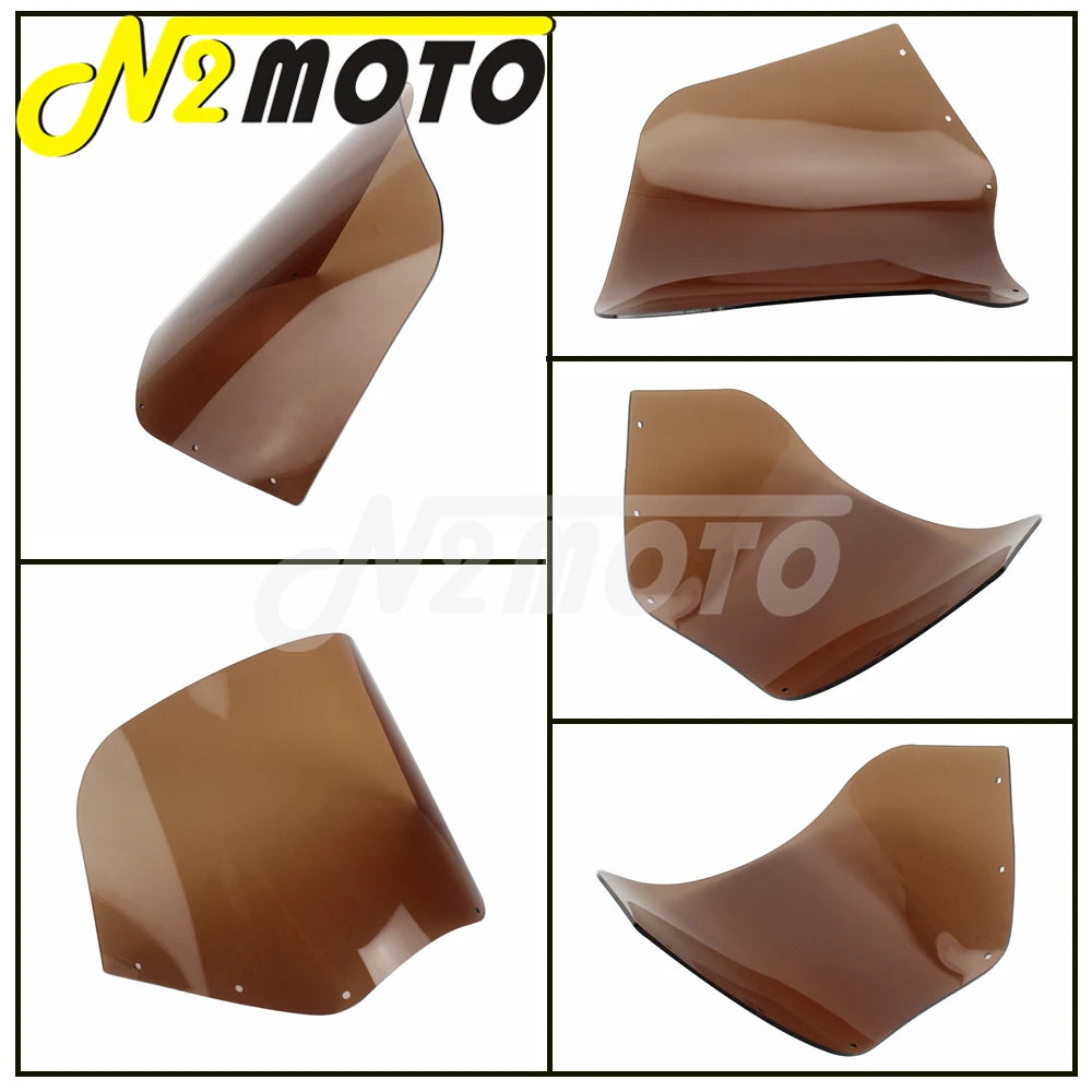 Pare-brise de carénage phare noir pour Harley Dyna - vue 5