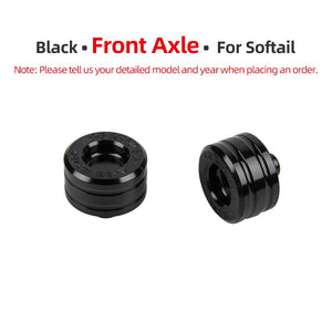 Caches d'Écrou d'Essieu Avant/Arrière CNC pour Harley Touring, Softail, Sportster – photo 17/24